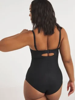 Simply Be Black Magisculpt Ella Lace Firm Control Bodyshaper Discount