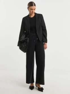 Simply Be Black Oversized Cropped Blazer Hot