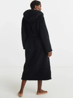 Simply Be Black Pretty Secrets Teddy Midi Gown Clearance