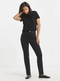 Simply Be Slim Mom Jeans Black Online
