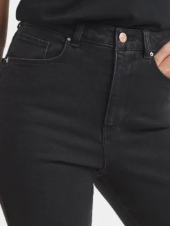 Simply Be Slim Mom Jeans Black Online