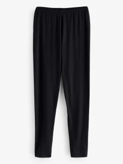 Simply Be Black Thermal Leggings 2 Pack Discount