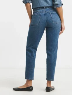 Simply Be 99/1 Loose Mom Jeans Blue Hot