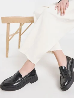 Simply Be Extra Wide Fit Chunky Mary Jane Shoes Chrome black Hot