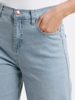 Simply Be 24/7 Wide Leg Jeans Light Blue New