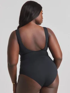 Simply Be Magisculpt Illusion Longer Length Swimsuit Mono Outlet