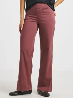 Simply Be Wide Leg Jeggings Red Outlet