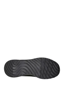 Skechers Womens Bobs Squad Chaos Face Off Trainers Black Chrome Discount