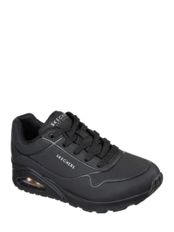 Skechers Womens Uno Wide Fit Trainers Black