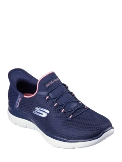 Skechers Womens Slip In Summits Dazzling Haze Trainers Blue Online