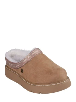 Skechers Keepsakes Lite Cozy Fest Slippers Brown Clearance