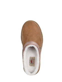 Skechers Keepsakes Lite Cozy Fest Slippers Brown Clearance