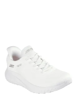 Skechers Chalk White BOBS Sport Squad Chaos Slip In Trainers Sale