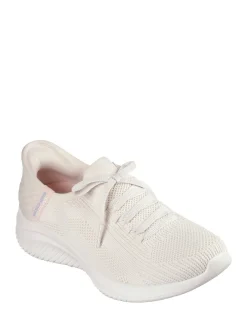 Skechers Natural White Slip-ins: Ultra Flex 3.0 Brilliant Trainers Best