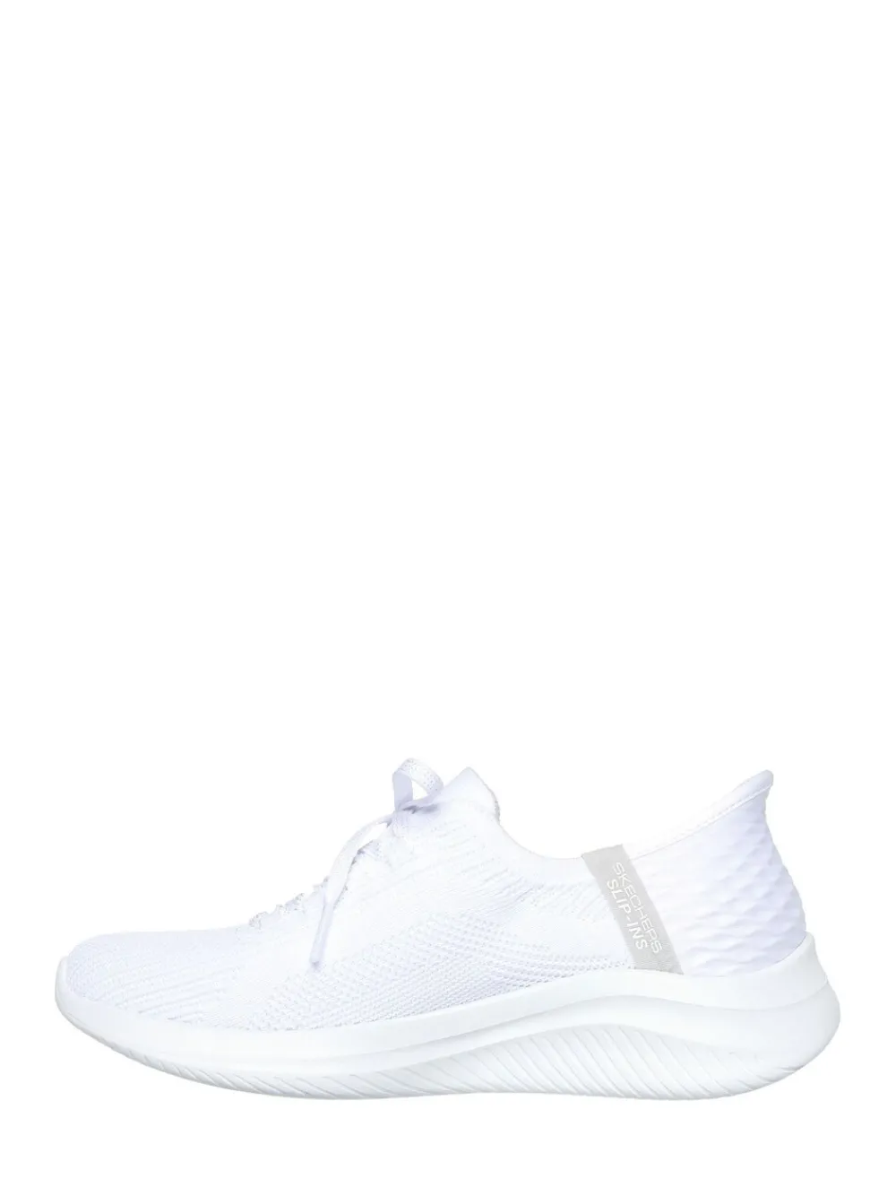 Skechers White Slip-ins: Ultra Flex 3.0 Brilliant Trainers New