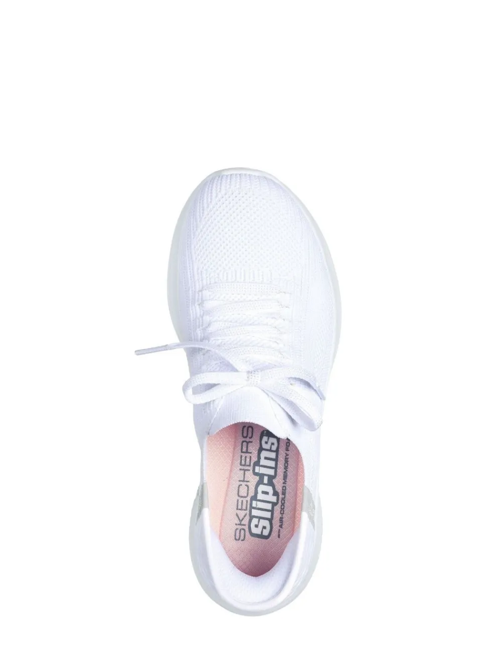 Skechers White Slip-ins: Ultra Flex 3.0 Brilliant Trainers New