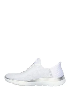 Skechers Wide Fit Slip-ins Summits Diamond Dream Trainers White Hot