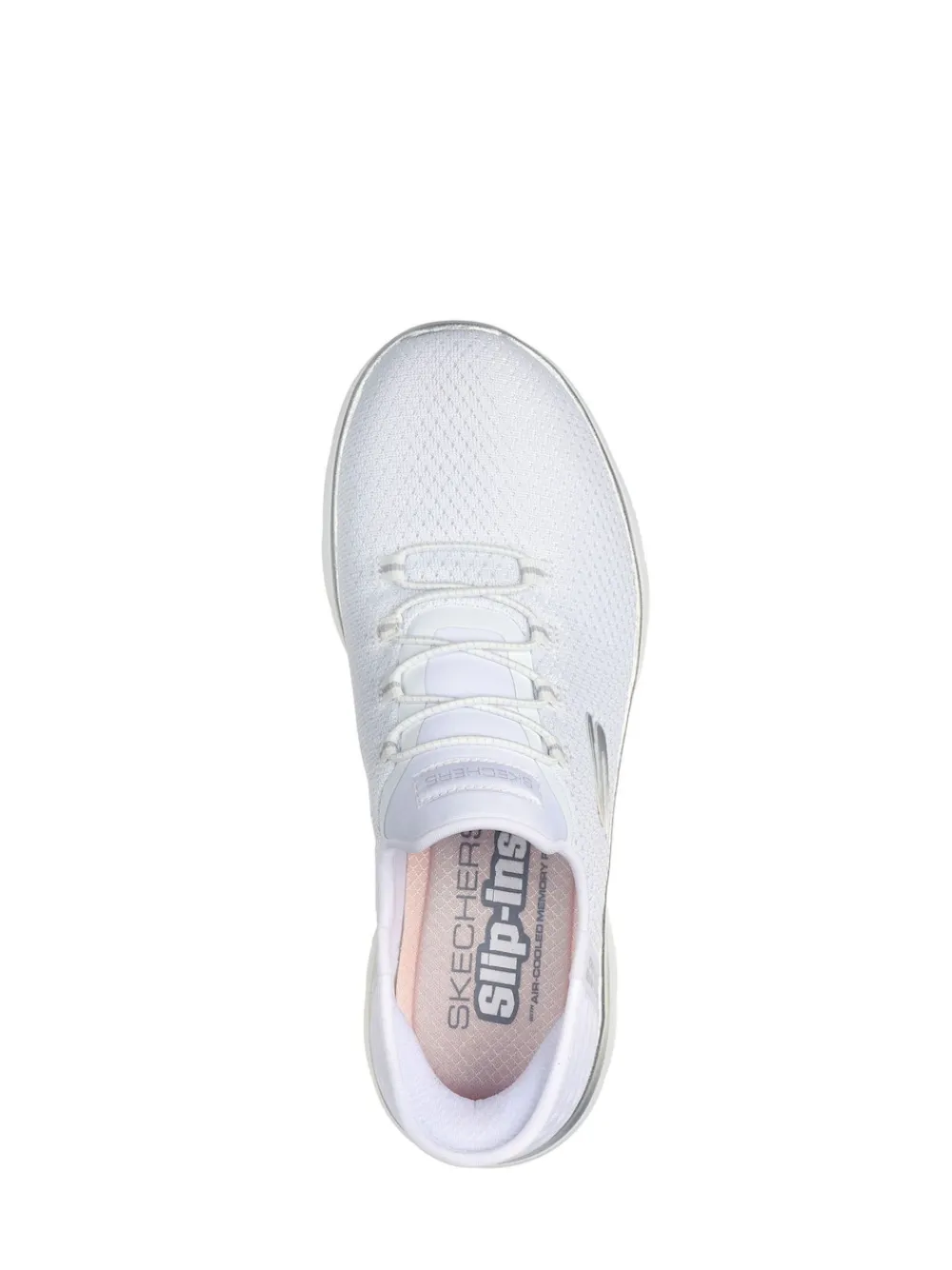 Skechers Womens Slip In Summits Dazzling Haze Trainers White Hot