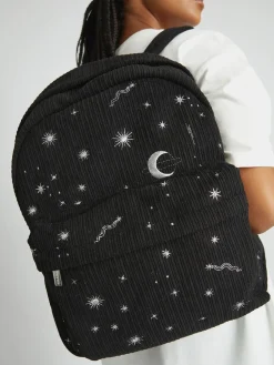 Skinnydip Black Celestial Silver Cord Backpack Best