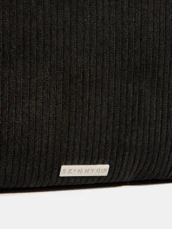 Skinnydip Black Red Ditsy Heart Print Embroidered Backpack Outlet