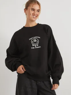 Skinnydip Grey That's Enough For Today Sweatshirt Sale