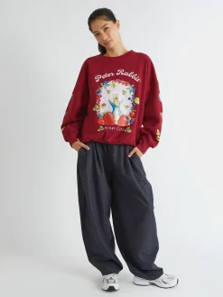 Skinnydip Red Peter Rabbit x Berry Cute Sweatshirt