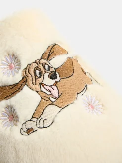 Skinnydip White Disney Fox and The Hound Slippers Clearance
