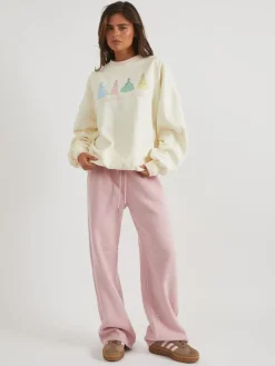 Skinnydip White Disney Princess Sweatshirt Outlet