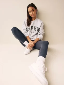 Next Slate Grey Full Length Leggings Outlet