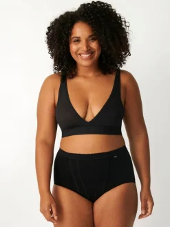 Sloggi Tummy Control 2 Pack Knickers Black