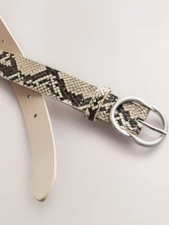 Next Snake Print Regular PU Belt Hot