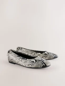 Next Standard/Wide Fit Ballerina Shoes Snake Outlet