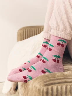 Next 1 Pack Ankle Socks in a Gift Box Sparkle Cherries Best