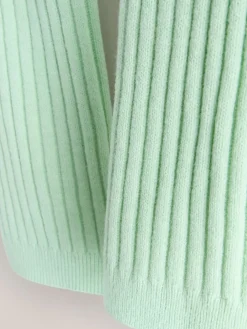 Next Ribbed Knit Scarf Spearmint Ribbed Outlet