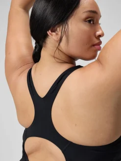 Speedo Black Plus Size Womens Endurance+ Medalist Swimsuit Discount