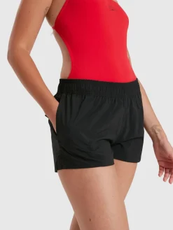 Speedo Black Womens Essential Swim Shorts Discount