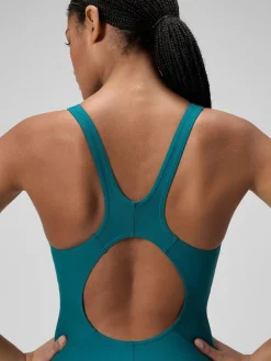 Speedo Colourblock 2.0 Swimsuit Green Sale