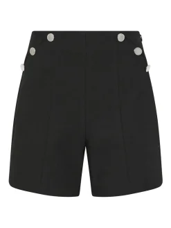 Star by Julien MacDonald Black Button Detail Shorts Discount