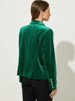 Star by Julien MacDonald Green Velvet Blazer Clearance