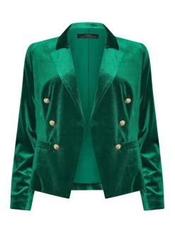 Star by Julien MacDonald Green Velvet Blazer Clearance