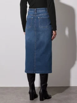 Star by Julien MacDonald Blue Eyelet Skirt Outlet