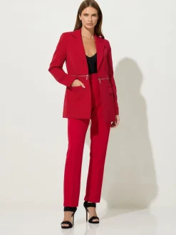 Star by Julien MacDonald Red Zip Waist 2 In 1 Jacket Outlet