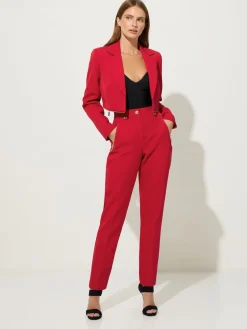 Star by Julien MacDonald Red Zip Waist 2 In 1 Jacket Outlet