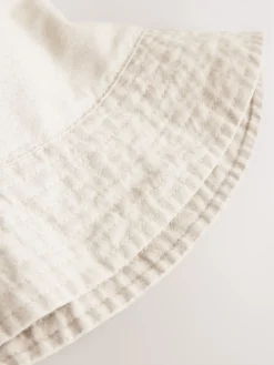 Next Stone Linen Blend Bucket Hat Hot