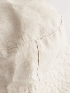 Next Stone Linen Blend Bucket Hat Hot