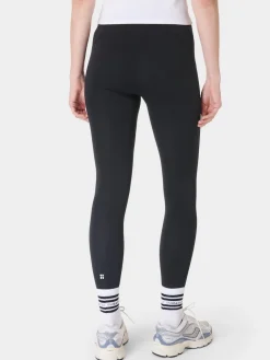 Sweaty Betty Black Full Length All Day 7/8 Embossed Leggings Clearance