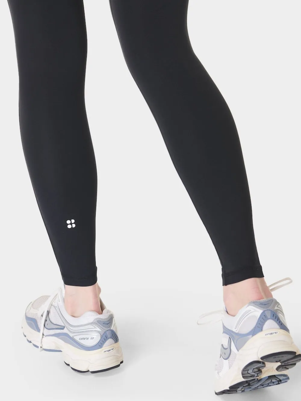 Sweaty Betty Black Full Length All Day 7/8 Embossed Leggings Clearance