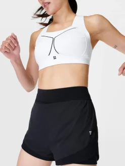 Sweaty Betty Tempo Run Shorts Black Clearance