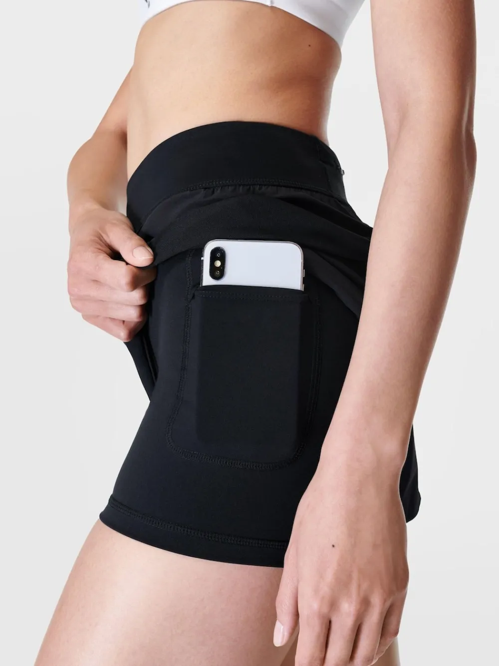 Sweaty Betty Tempo Run Shorts Black Clearance