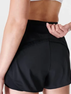 Sweaty Betty Tempo Run Shorts Black Clearance